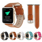 สายหนังลูกวัวแท้สำหรับ Apple Watch Series 6 & SE & 5 & 4 ขนาด 44 มม. / 3 & 2 & 1 ขนาด 42 มม., สำหรับ Apple Watch Series 7 ขนาด 45 มม. / 6 & SE & 5 & 4 ขนาด 44 มม. / 3 & 2 & 1 ขนาด 42 มม.