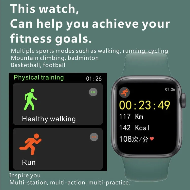 นาฬิกาอัจฉริยะบลูทูธหน้าจอ TFT 1.4 นิ้ว รุ่น H55Pro รองรับการตรวจจับการนอน / ตรวจวัดอัตราการเต้นหัวใจ / ตรวจวัดความดันโลหิต สไตล์: สายซิลิโคน, สไตล์: สายซิลิโคน(สีเขียว), สไตล์: สายซิลิโคน(สีน้ำเงินเข้ม), สไตล์: สายซิลิโคน(สีชมพู)