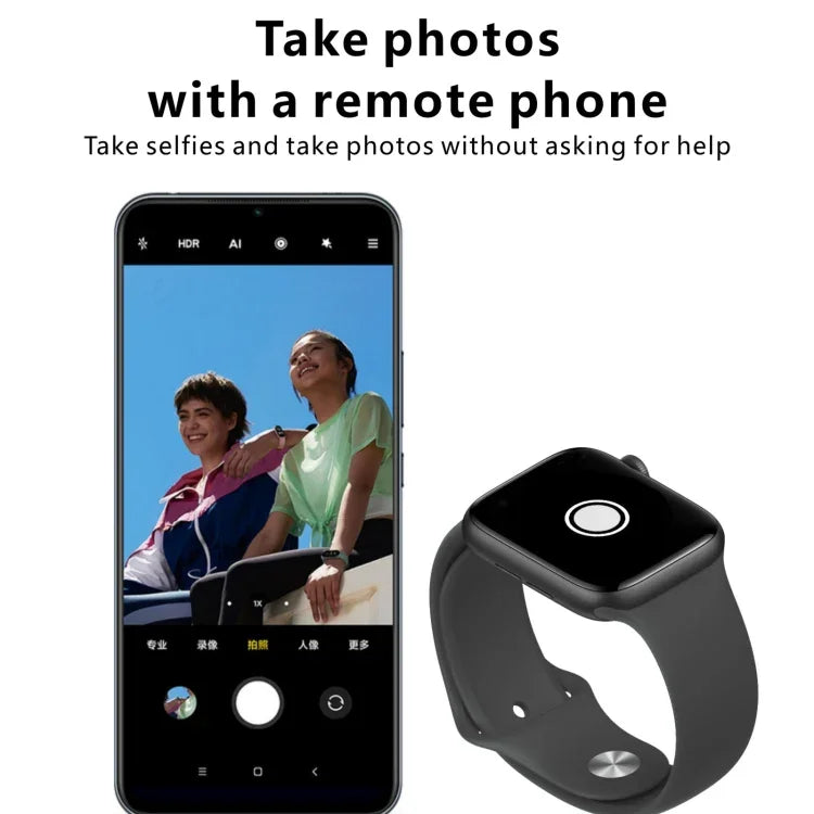 นาฬิกาอัจฉริยะบลูทูธหน้าจอ TFT 1.4 นิ้ว รุ่น H55Pro รองรับการตรวจจับการนอน / ตรวจวัดอัตราการเต้นหัวใจ / ตรวจวัดความดันโลหิต สไตล์: สายเหล็ก, สไตล์: สายเหล็ก(สีดำ), สไตล์: สายเหล็ก(สีเงิน)