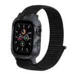สายรัดข้อมือไนลอนสำหรับ Apple Watch Series 6 & SE & 5 & 4 ขนาด 40mm / 3 & 2 & 1 ขนาด 38mm, สำหรับ Apple Watch Series 7 ขนาด 41mm / 6 & SE & 5 & 4 ขนาด 40mm / 3 & 2 & 1 ขนาด 38mm