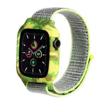 สายรัดข้อมือไนลอนสำหรับ Apple Watch Series 6 & SE & 5 & 4 ขนาด 40mm / 3 & 2 & 1 ขนาด 38mm, สำหรับ Apple Watch Series 7 ขนาด 41mm / 6 & SE & 5 & 4 ขนาด 40mm / 3 & 2 & 1 ขนาด 38mm
