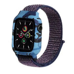สายรัดข้อมือไนลอนสำหรับ Apple Watch Series 6 & SE & 5 & 4 ขนาด 40mm / 3 & 2 & 1 ขนาด 38mm, สำหรับ Apple Watch Series 7 ขนาด 41mm / 6 & SE & 5 & 4 ขนาด 40mm / 3 & 2 & 1 ขนาด 38mm