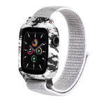 สายรัดข้อมือไนลอนสำหรับ Apple Watch Series 6 & SE & 5 & 4 ขนาด 40mm / 3 & 2 & 1 ขนาด 38mm, สำหรับ Apple Watch Series 7 ขนาด 41mm / 6 & SE & 5 & 4 ขนาด 40mm / 3 & 2 & 1 ขนาด 38mm
