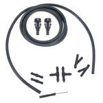 2 PCS Front Windshield Washer Wiper Jet Water Spray Nozzle + Hose Connector Set 3W7Z17603AA for Ford F-150, For Ford F-150 + Hose