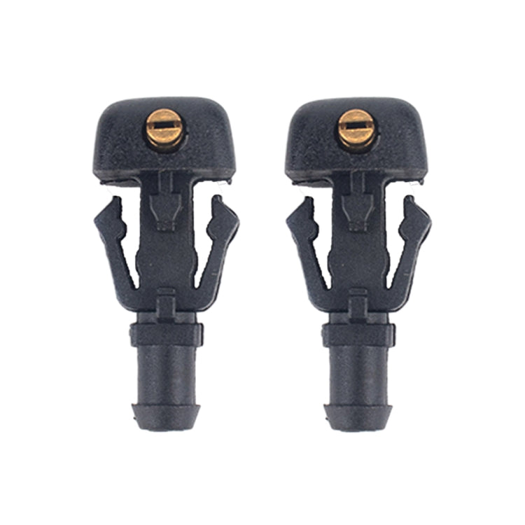 2 PCS Front Windshield Washer Wiper Jet Water Spray Nozzle + Hose Connector Set 3W7Z17603AA for Ford F-150, For Ford F-150 + Hose