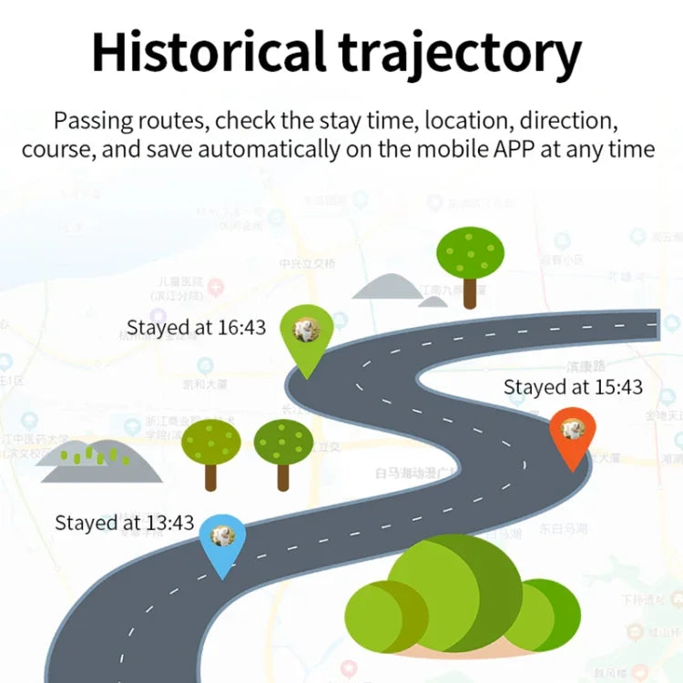 G06 เครื่องติดตาม GPS สัตว์เลี้ยงกันน้ำ IP67 ตัวระบุตำแหน่งสุนัข, G12