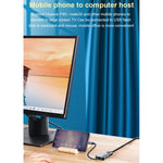 อะแดปเตอร์แปลง HW-6002 2-in-1 Type-C / USB-C เป็น HDMI + VGA, รุ่น HW-6002