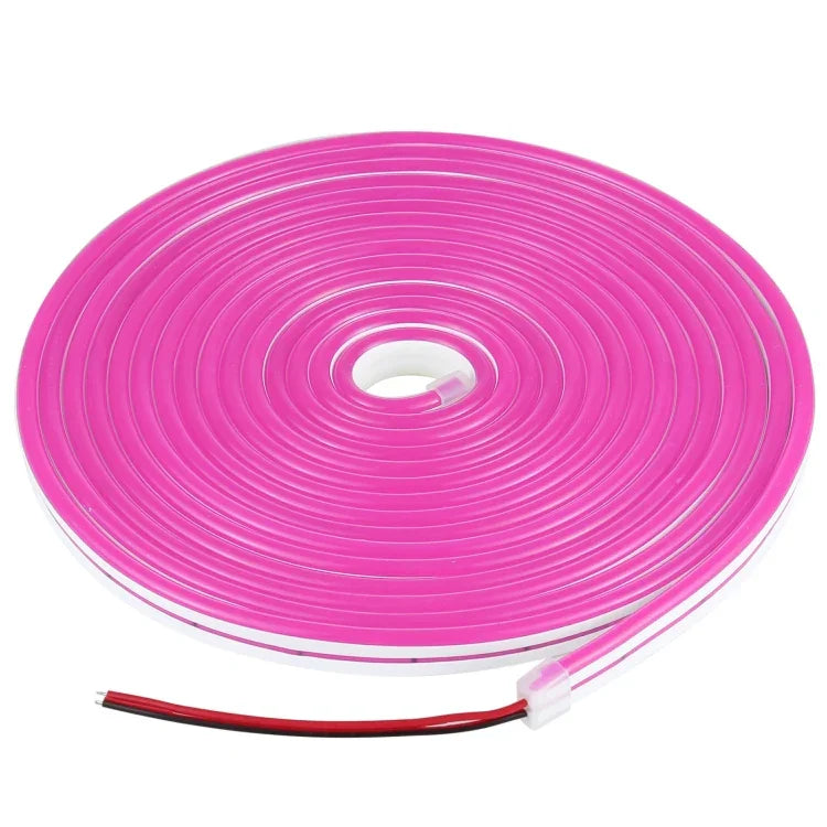 CJ-1206 ไฟเส้น LED นีออนซิลิโคนกันน้ำ IP65 12V 6A 5 เมตร, ปลั๊กสหรัฐอเมริกา