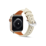 สายรัดนาฬิกาหนังแท้สำหรับ Apple Watch Series 6 & SE & 5 & 4 40mm / 3 & 2 & 1 38mm, สำหรับ Apple Watch Series 8&7 41mm / SE 2&6&SE&5&4 40mm / 3&2&1 38mm, สำหรับ Apple Watch Series 7 41mm / 6 & SE & 5 & 4 40mm / 3 & 2 & 1 38mm