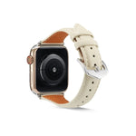 Genuine Leather Watchband For Apple Watch Series 6 & SE & 5 & 4 40mm / 3 & 2 & 1 38mm, For Apple Watch Series 8&7 41mm / SE 2&6&SE&5&4 40mm / 3&2&1 38mm, For Apple Watch Series 7 41mm / 6 & SE & 5 & 4 40mm / 3 & 2 & 1 38mm
