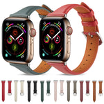 สายรัดนาฬิกาหนังแท้สำหรับ Apple Watch Series 6 & SE & 5 & 4 40mm / 3 & 2 & 1 38mm, สำหรับ Apple Watch Series 8&7 41mm / SE 2&6&SE&5&4 40mm / 3&2&1 38mm, สำหรับ Apple Watch Series 7 41mm / 6 & SE & 5 & 4 40mm / 3 & 2 & 1 38mm