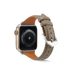 สายรัดนาฬิกาหนังแท้สำหรับ Apple Watch Series 6 & SE & 5 & 4 44mm / 3 & 2 & 1 42mm, สำหรับ Apple Watch Series 7 45mm / 6 & SE & 5 & 4 44mm / 3 & 2 & 1 42mm, สำหรับ Apple Watch Ultra 49mm / Series 8&7 45mm / SE 2&6&SE&5&4 44mm / 3&2&1 42mm