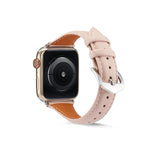 สายรัดนาฬิกาหนังแท้สำหรับ Apple Watch Series 6 & SE & 5 & 4 44mm / 3 & 2 & 1 42mm, สำหรับ Apple Watch Series 7 45mm / 6 & SE & 5 & 4 44mm / 3 & 2 & 1 42mm, สำหรับ Apple Watch Ultra 49mm / Series 8&7 45mm / SE 2&6&SE&5&4 44mm / 3&2&1 42mm