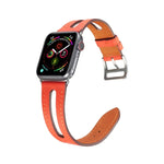 สายหนังแท้เกรดพรีเมียมสำหรับ Apple Watch Series 6 & SE & 5 & 4 44mm / 3 & 2 & 1 42mm