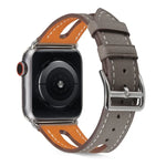 สายหนังแท้เกรดพรีเมียมสำหรับ Apple Watch Series 6 & SE & 5 & 4 44mm / 3 & 2 & 1 42mm