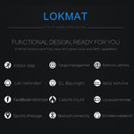 นาฬิกาอัจฉริยะ Lokmat MK16 หน้าจอ LCD กันน้ำ 50 ม. รองรับการแจ้งเตือนข้อมูล / ควบคุมกล้องระยะไกล / ตรวจจับการเคลื่อนไหวเดิน