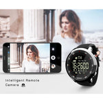 นาฬิกาอัจฉริยะ Lokmat MK18 หน้าจอวงกลม 1.1 นิ้ว กันน้ำ IP68 รองรับการแจ้งเตือนข้อมูล / ควบคุมกล้องระยะไกล / ตรวจจับการเคลื่อนไหวเดิน