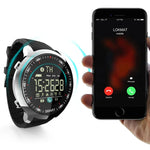 นาฬิกาอัจฉริยะ Lokmat MK18 หน้าจอวงกลม 1.1 นิ้ว กันน้ำ IP68 รองรับการแจ้งเตือนข้อมูล / ควบคุมกล้องระยะไกล / ตรวจจับการเคลื่อนไหวเดิน