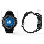 นาฬิกาอัจฉริยะ Lokmat MK28 หน้าจอ FSTN 1.4 นิ้ว กันน้ำ IP68 รองรับการแจ้งเตือนข้อมูล / ควบคุมกล้องระยะไกล / บันทึกกีฬา