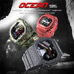 นาฬิกาอัจฉริยะ Lokmat OCEAN หน้าจอสัมผัส TFT 1.14 นิ้ว กันน้ำ IP68 รองรับการแจ้งเตือนข้อมูล / ตรวจจับการนอน / บันทึกกีฬา