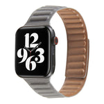 สายหนังแบบห่วงสำหรับ Apple Watch Series 6 & SE & 5 & 4 40mm / 3 & 2 & 1 38mm, สำหรับ Apple Watch Series 7 41mm / 6 & SE & 5 & 4 40mm / 3 & 2 & 1 38mm