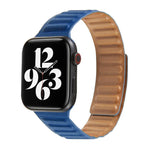 สายหนังแบบห่วงสำหรับ Apple Watch Series 6 & SE & 5 & 4 44mm / 3 & 2 & 1 42mm, สำหรับ Apple Watch Series 7 45mm / 6 & SE & 5 & 4 44mm / 3 & 2 & 1 42mm