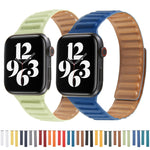 สายหนังแบบห่วงสำหรับ Apple Watch Series 6 & SE & 5 & 4 44mm / 3 & 2 & 1 42mm, สำหรับ Apple Watch Series 7 45mm / 6 & SE & 5 & 4 44mm / 3 & 2 & 1 42mm