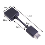 สายต่อขยาย HDMI 4K ตัวผู้เป็นตัวเมีย หมุนได้ ชุบทอง