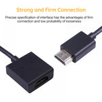 สายต่อขยาย HDMI 4K ตัวผู้เป็นตัวเมีย หมุนได้ ชุบทอง