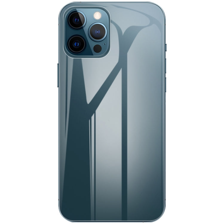 ฟิล์มกันรอยเต็มจอโค้ง Hydrogel 0.15 มม. 2 ชิ้น IMAK พร้อมฟิล์มกันรอยหลัง สำหรับ iPhone 12 Pro Max