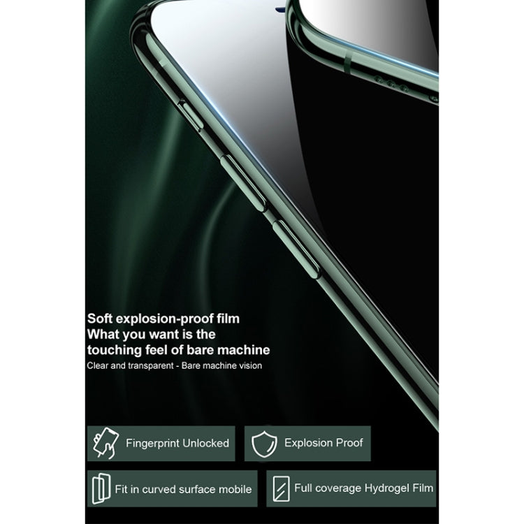 ฟิล์มไฮโดรเจลปกป้องหน้าจอโค้งเต็มจอ 0.15 มม. IMAK 2 ชิ้น สำหรับ iPhone 12 Pro Max