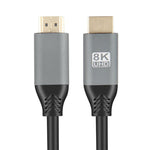สาย HDMI2.1 8K 120Hz ความละเอียดสูงแบบไดนามิก, ความยาว 50 ซม., 1.5 ม., 2 ม., 3 ม., 5 ม.