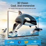สาย HDMI2.1 8K 120Hz ความละเอียดสูงแบบไดนามิก, ความยาว 50 ซม., 1.5 ม., 2 ม., 3 ม., 5 ม.
