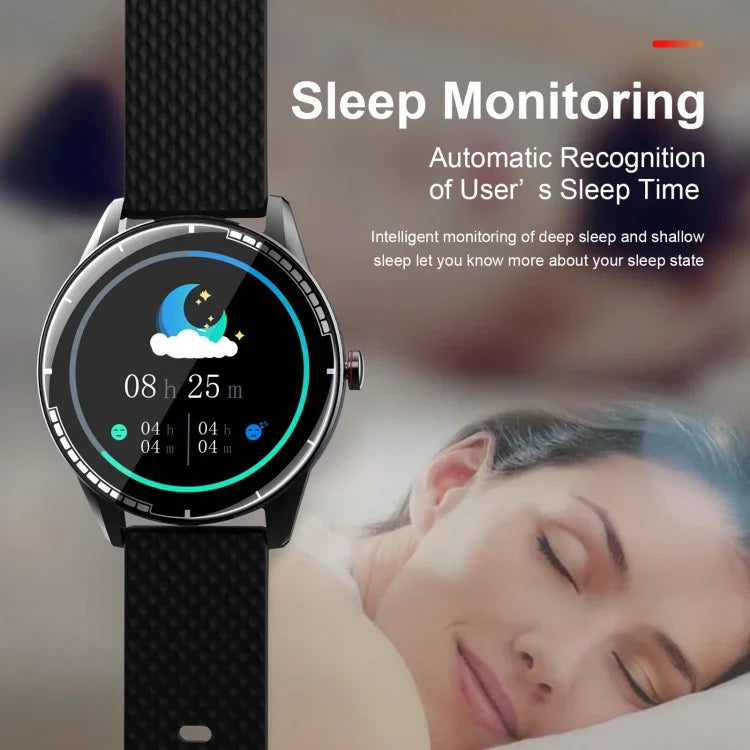 นาฬิกาอัจฉริยะ H6 หน้าจอสัมผัส 1.28 นิ้ว กันน้ำ IP67 รองรับการโทรบลูทูธ / ตรวจจับการนอน / ตรวจจับอัตราการเต้นหัวใจ