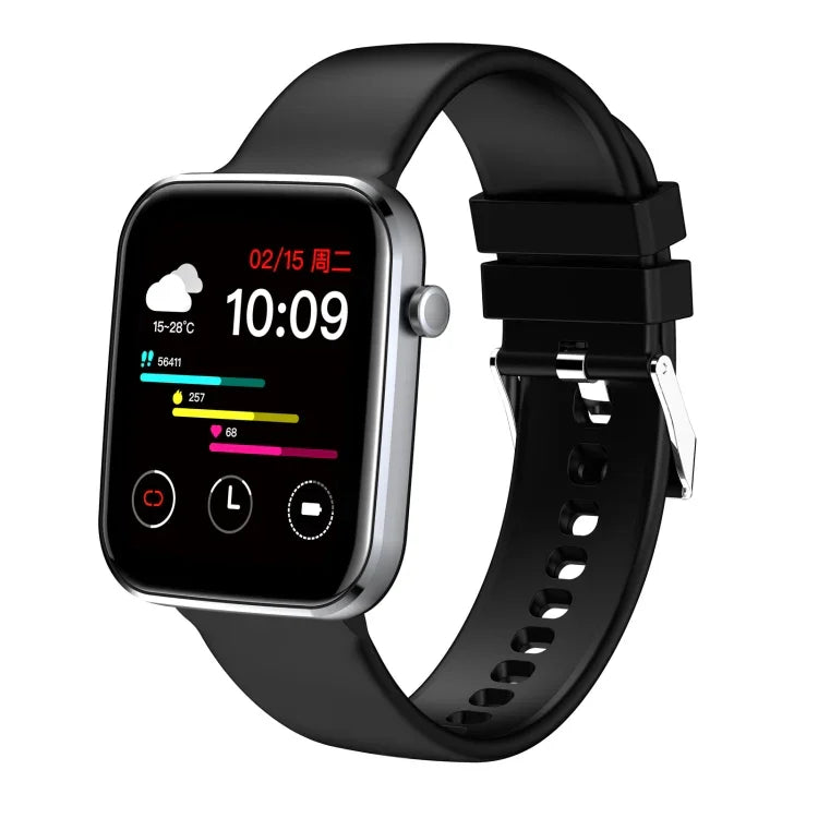 Z15 สมาร์ตวอทช์หน้าจอสัมผัส 1.69 นิ้ว กันน้ำมาตรฐาน IP67 รองรับการตรวจวัดความดันโลหิต / ตรวจวัดการนอนหลับ / ตรวจวัดอัตราการเต้นของหัวใจ