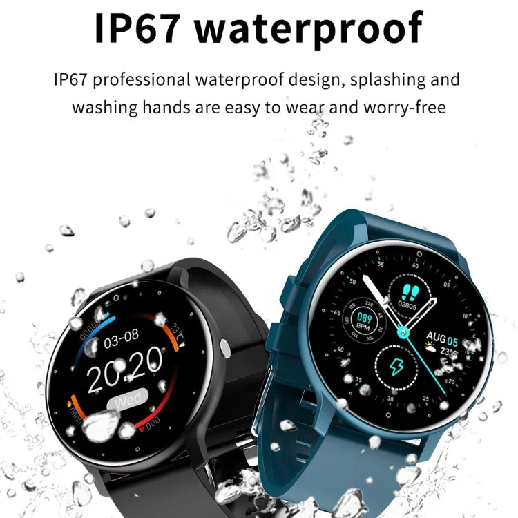 ZL02 สมาร์ตวอทช์หน้าจอสัมผัส 1.28 นิ้ว กันน้ำมาตรฐาน IP67 รองรับการตรวจวัดความดันโลหิต / ตรวจวัดการนอนหลับ / ตรวจวัดอัตราการเต้นของหัวใจ