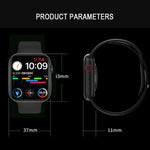 DW35PRO สมาร์ตวอทช์หน้าจอสี 1.75 นิ้ว กันน้ำมาตรฐาน IPX7 รองรับการรับสายและปฏิเสธสายบลูทูธ / ตรวจวัดการนอนหลับ / ตรวจวัดอัตราการเต้นของหัวใจ สไตล์: สายเหล็ก, สายเหล็ก(โรสโกลด์), สายเหล็ก(สีน้ำเงิน), สายเหล็ก(สีเงิน), สายเหล็ก(สีดำ)