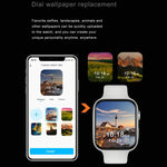 DW35PRO สมาร์ตวอทช์หน้าจอสี 1.75 นิ้ว กันน้ำมาตรฐาน IPX7 รองรับการรับสายและปฏิเสธสายบลูทูธ / ตรวจวัดการนอนหลับ / ตรวจวัดอัตราการเต้นของหัวใจ สไตล์: สายเหล็ก, สายเหล็ก(โรสโกลด์), สายเหล็ก(สีน้ำเงิน), สายเหล็ก(สีเงิน), สายเหล็ก(สีดำ)