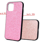 Shockproof Glitter Powder Paste Skin TPU Protective Case, For iPhone 11 Pro, For iPhone 11, For iPhone 11 Pro Max
