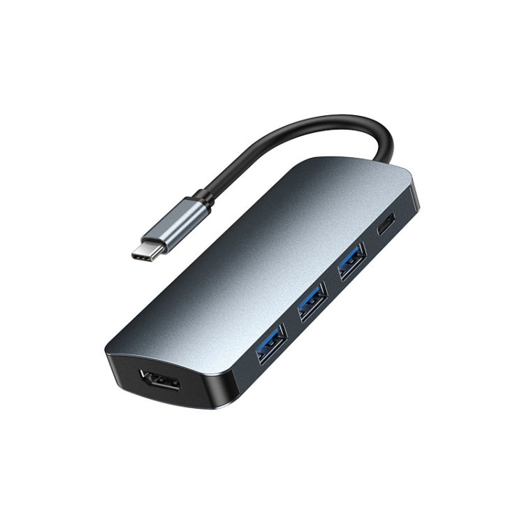 แท่นเชื่อมต่อ Remax RU-U5 5-in-1 Type-C / USB-C อเนกประสงค์