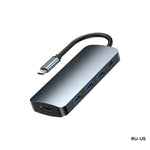 แท่นเชื่อมต่อ Remax RU-U5 5-in-1 Type-C / USB-C อเนกประสงค์
