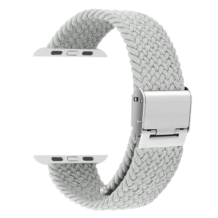 Braided + Stainless Steel Replacement Watchbands For Apple Watch Series 6 & SE & 5 & 4 40mm / 3 & 2 & 1 38mm, For Apple Watch Series 7 41mm / 6 & SE & 5 & 4 40mm, For Apple Watch Series 8&7 41mm / SE 2&6&SE&5&4 40mm / 3&2&1 38mm                        ...