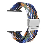 Braided + Stainless Steel Replacement Watchbands For Apple Watch Series 6 & SE & 5 & 4 40mm / 3 & 2 & 1 38mm, For Apple Watch Series 7 41mm / 6 & SE & 5 & 4 40mm, For Apple Watch Series 8&7 41mm / SE 2&6&SE&5&4 40mm / 3&2&1 38mm                        ...