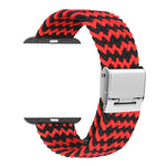 Braided + Stainless Steel Replacement Watchbands For Apple Watch Series 6 & SE & 5 & 4 40mm / 3 & 2 & 1 38mm, For Apple Watch Series 7 41mm / 6 & SE & 5 & 4 40mm, For Apple Watch Series 8&7 41mm / SE 2&6&SE&5&4 40mm / 3&2&1 38mm                        ...