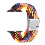 Braided + Stainless Steel Replacement Watchbands For Apple Watch Series 6 & SE & 5 & 4 40mm / 3 & 2 & 1 38mm, For Apple Watch Series 7 41mm / 6 & SE & 5 & 4 40mm, For Apple Watch Series 8&7 41mm / SE 2&6&SE&5&4 40mm / 3&2&1 38mm                        ...