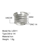 สกรูแปลงกล้อง 1/4 เป็น 3/8 2 ชิ้น BEXIN LS011, LS011