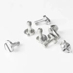 EXIN LS095 2 PCS D Ring Screws Camera Plate Mount 1/4 inch Quick Release Screws, LS095