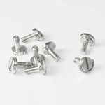 EXIN LS095 2 PCS D Ring Screws Camera Plate Mount 1/4 inch Quick Release Screws, LS095