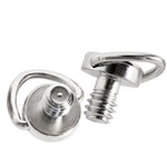 BEXIN LS076 สกรูแผ่นปลดเร็ว 1/4 นิ้ว -20 อะแดปเตอร์เมานต์ 2 ชิ้น, LS076