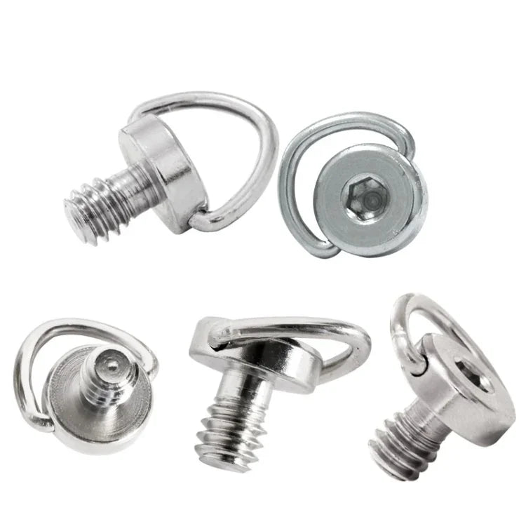 BEXIN LS076 สกรูแผ่นปลดเร็ว 1/4 นิ้ว -20 อะแดปเตอร์เมานต์ 2 ชิ้น, LS076